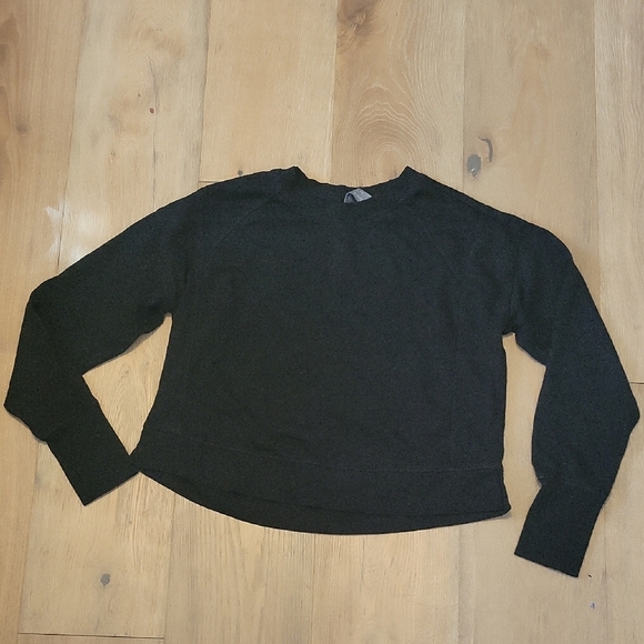 Sweaty Betty Black Long Sleeved Sweat Shirt Size 6 - Picture 1 of 4